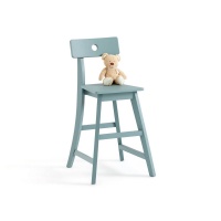 Стул Детский из гельвеи Keren единый размер синий LA REDOUTE INTERIEURS  фото, kupilegko.ru